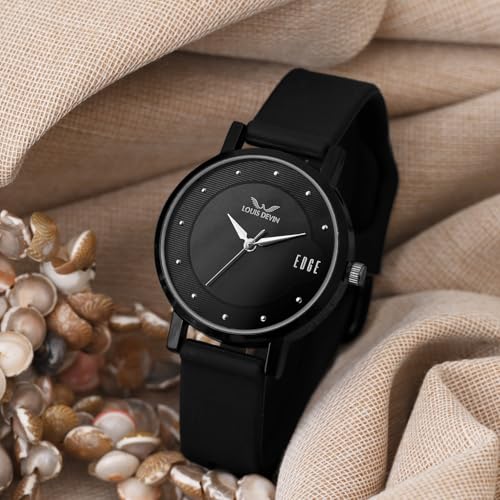 LOUIS DEVIN Silicone Strap Analog