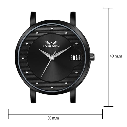 LOUIS DEVIN Silicone Strap Analog
