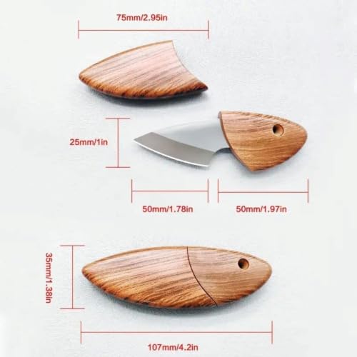 Mini Stainless Steel Wooden Handle