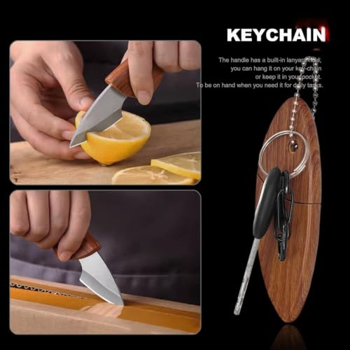 Mini Stainless Steel Wooden Handle