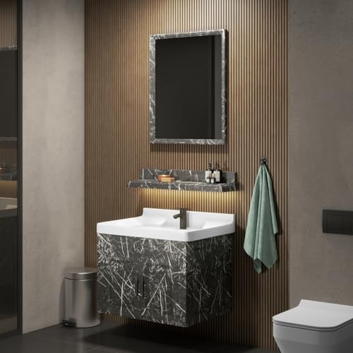 WASSMIST Bathroom Vanity Washbasin Cabinet