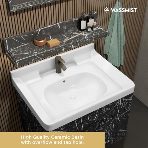 WASSMIST Bathroom Vanity Washbasin Cabinet