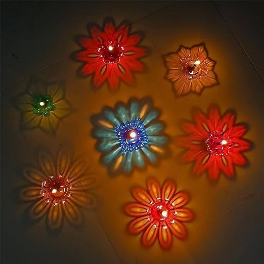 SORATH Acrylic Diyas – Colorful