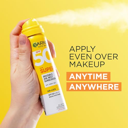 Garnier SuperUV Invisible Air Mist Sunscreen SPF50 PA++++ UVA/B, 75ml - Image 4