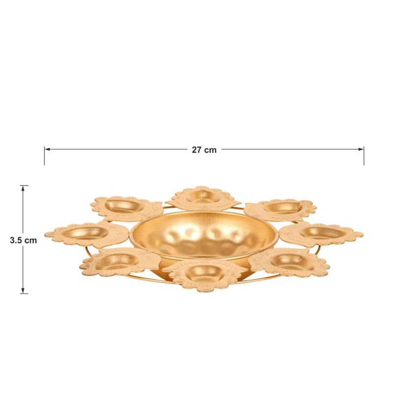 SWAY Home Decor Golden Metal
