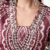 ishin Women Fushia Cotton Blend 3Pcs Kurta Set - Image 2