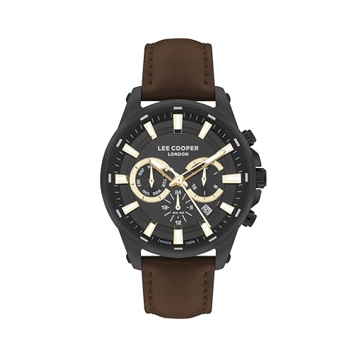 Lee Cooper Multifunction Black Round Dial Men's Watch - LC07525.154