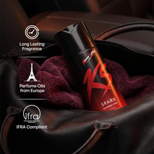 KAMA SUTRA Spark Deodorant Spray for Men, 145g/220ml - Image 5