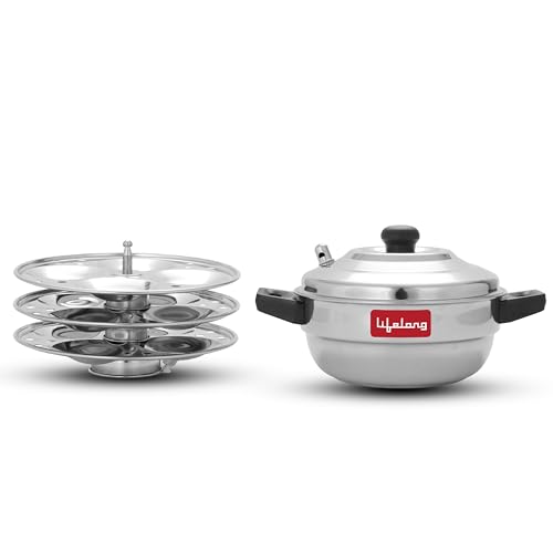 Lifelong Idli Cooker 3 Plate