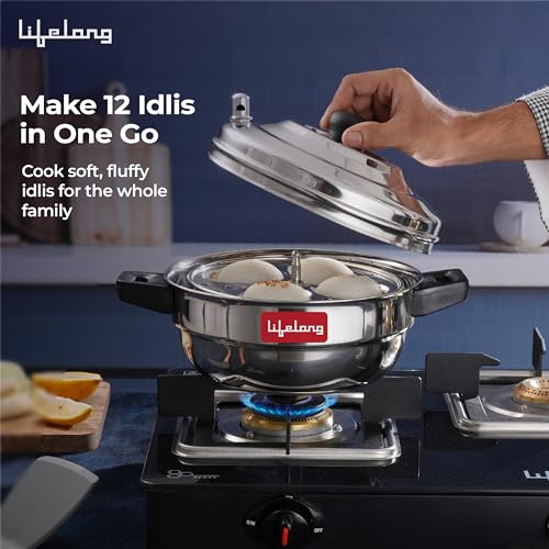 Lifelong Idli Cooker 3 Plate