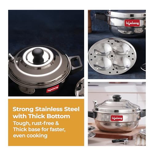 Lifelong Idli Cooker 3 Plate