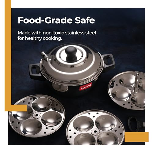 Lifelong Idli Cooker 3 Plate