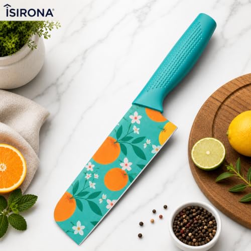 Professional Kitchen Knife Set, 3-Piece, Blue - Image 3