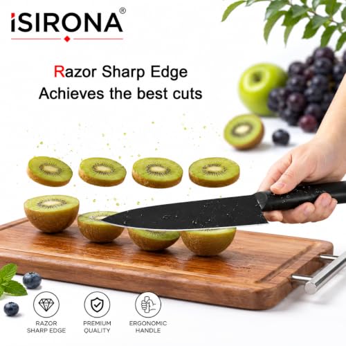 Professional Kitchen Knife Set, 3-Piece, Blue - Image 6