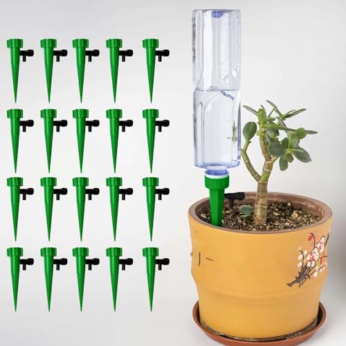 Cinagro Drip Spikes Water Dropper for Plants with Control Value, Pack of 20