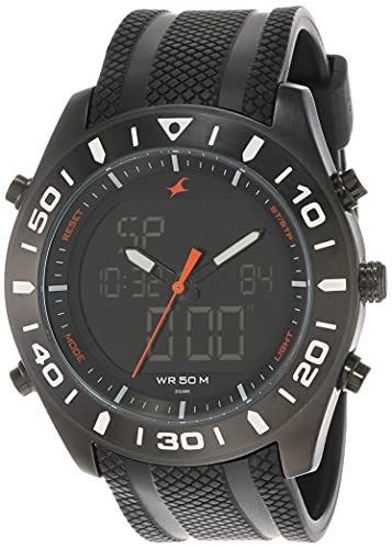 Fastrack Casual Analog-Digital Black Dial