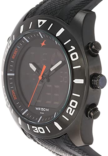 Fastrack Casual Analog-Digital Black Dial