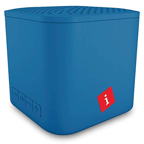 iBall Musi Cube X1 3 Watt Wireless Bluetooth Portable Speaker (Coral Blue)