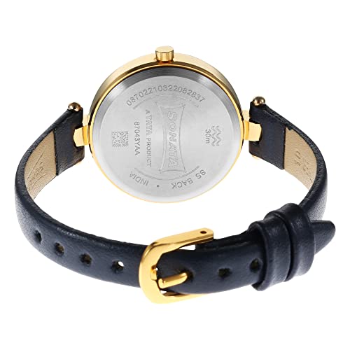 Sonata Gold Edit Blue Dial