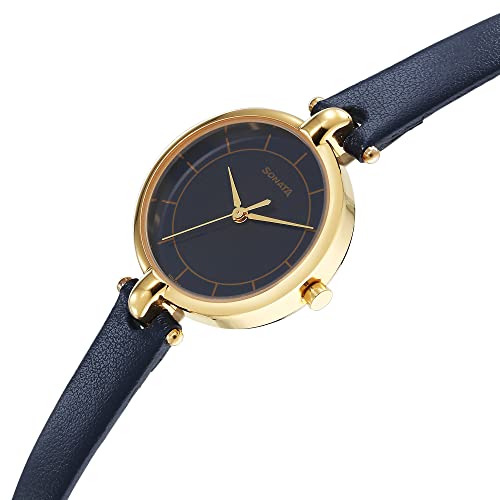 Sonata Gold Edit Blue Dial