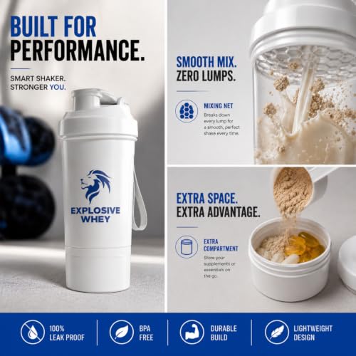 EXPLOSIVE WHEY Protein Shaker Bottle