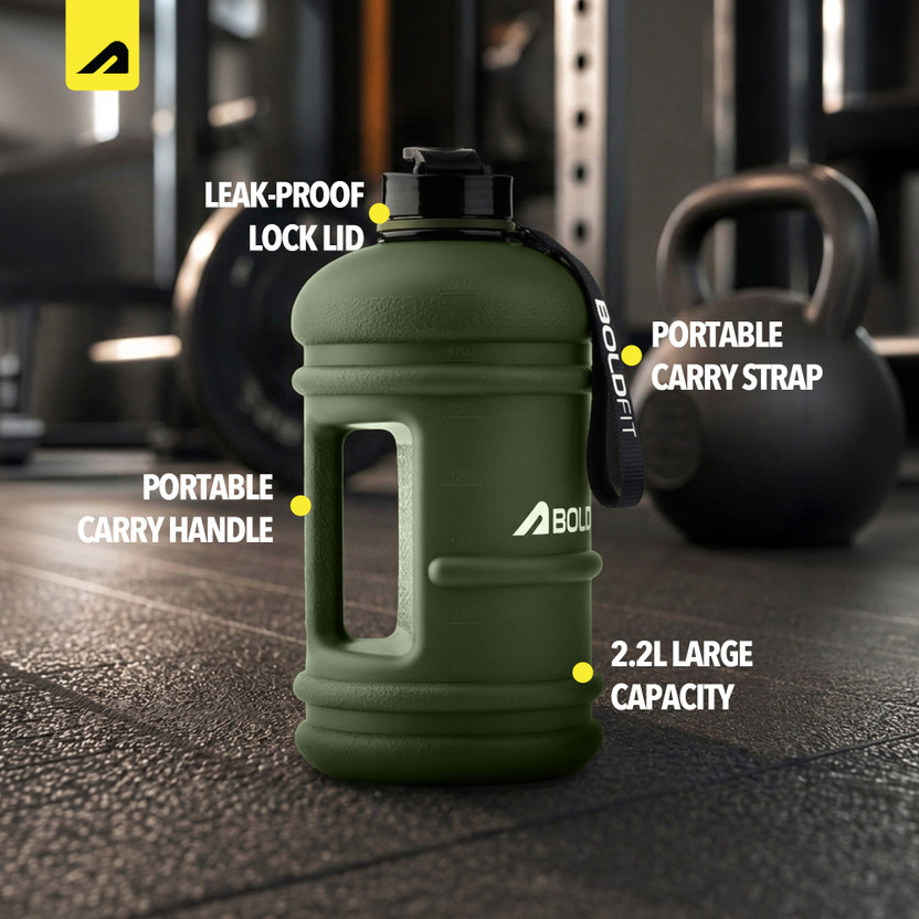BOLDFIT Gym Gallon Bottle 2.2 Ltr Protein Shaker Bottle/Water jug - Image 4