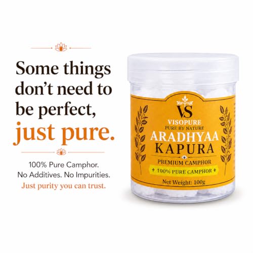 Aradhyaa Camphor Tablet 100g Jar