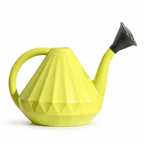 UGAOO 5L Watering Can for Plants | Water Can with Long Spout & Shower Head | Watering Can for Home Gardens, Offices, Balconies & Kitchen Gardens - Lime Green