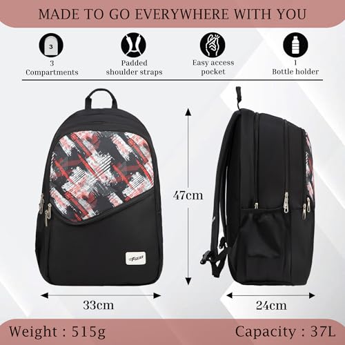 F Gear Polaris Black 37L