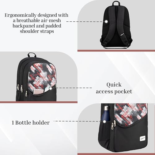 F Gear Polaris Black 37L