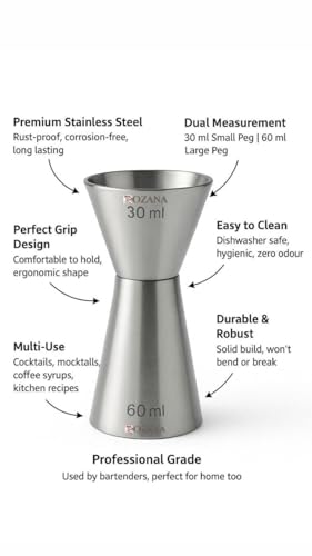 Stainless Steel Peg Measure 30ml