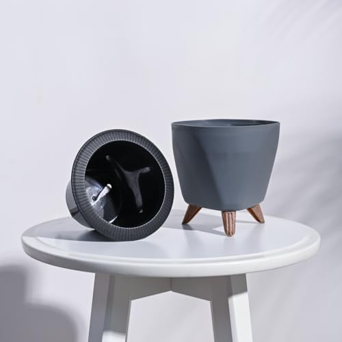 UGAOO Lagos Pot - Grey | Flower Pot for Indoor, Outdoor, Home, Garden - Image 2