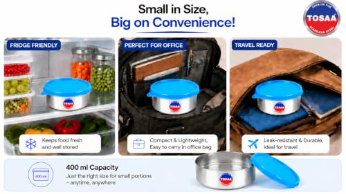 TOSAA Stainless Steel Sigma Container