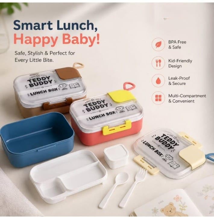 RANIC Teddy Buddy Lunch Box