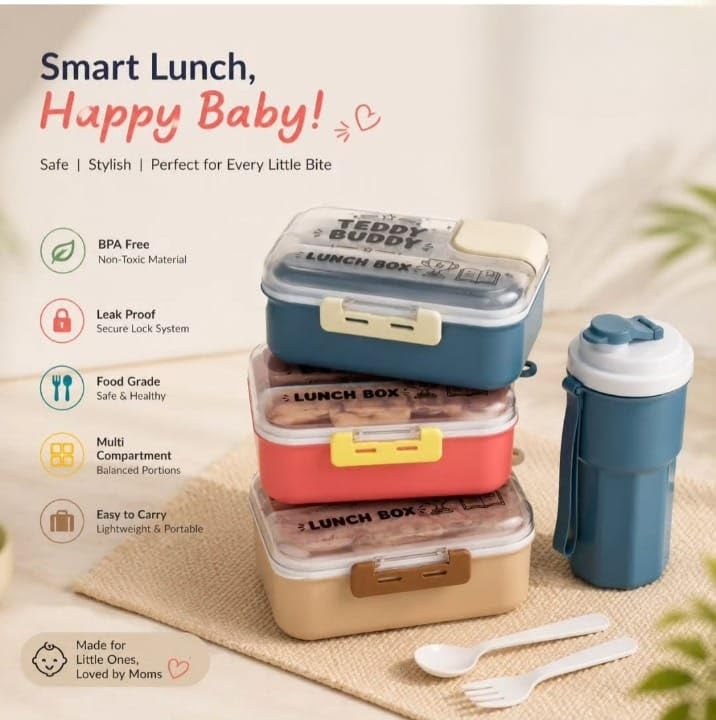 RANIC Teddy Buddy Lunch Box