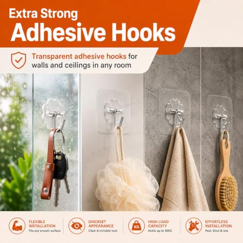 10 Pcs Self Adhesive Wall