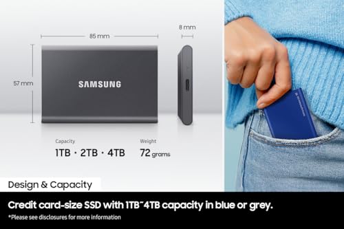 Samsung T7 2TB, Portable SSD