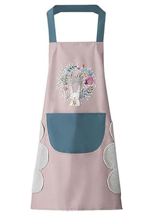 KASHIVAL Kitchen Apron, Waterproof With Adjustable Straps | Free Size
