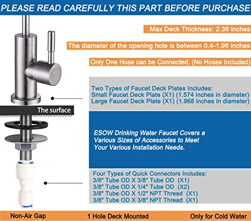 ESOW Kitchen Drinking Water Faucet