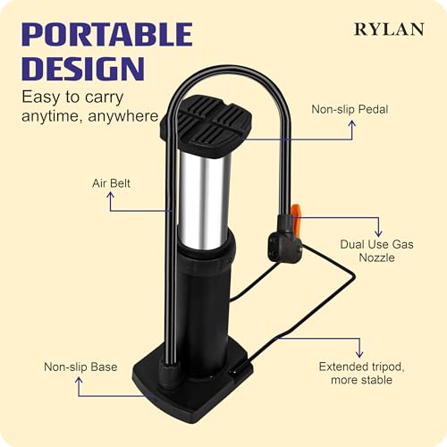Rylan Bicycle Foot Pump