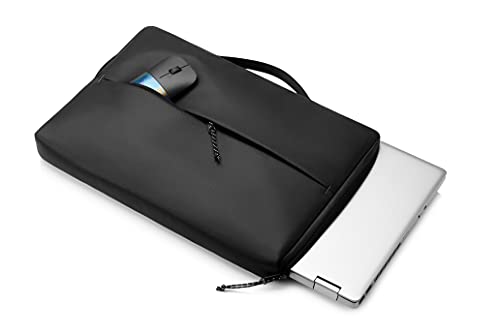 HP 15-inch Laptop Sleeve with Water Resistance, Padded Protection and Quick Access Pocket - 14V33AA, Black