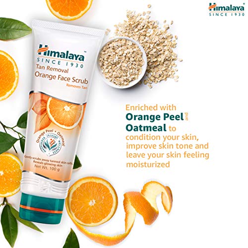 Himalaya Tan Removal Orange Face Scrub, 50g - Image 3