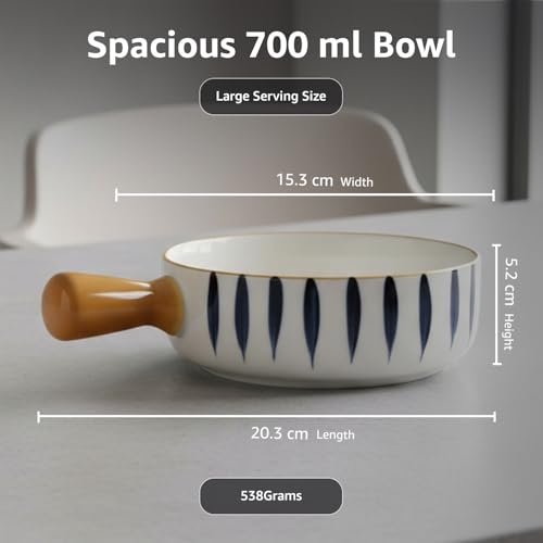 Amazon Basics Ceramic Snack Bowl
