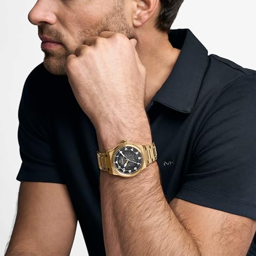 Michael Kors Panorama Gold Automatic Stainless Steel Watch MK9218 - Image 2