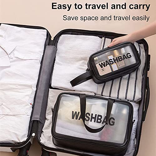 KASHIVAL Clear Travel Toiletry Bags