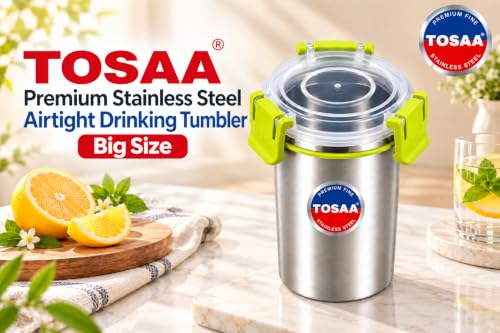 TOSAA Premium Stainless Steel Airtight