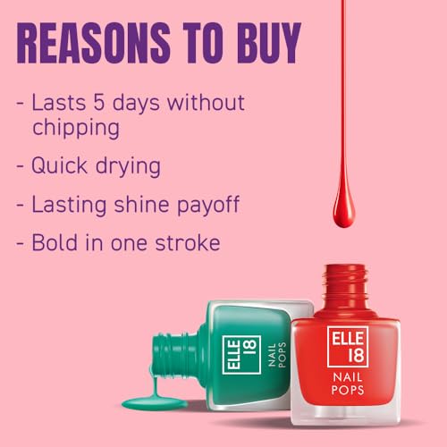 Elle 18 Glossy Finish NAIL POPS, 5 ml - Image 7