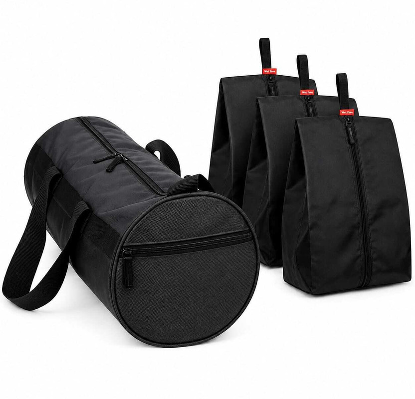 MONVELLI GYM BAG (Black, Kit Bag) - Image 5