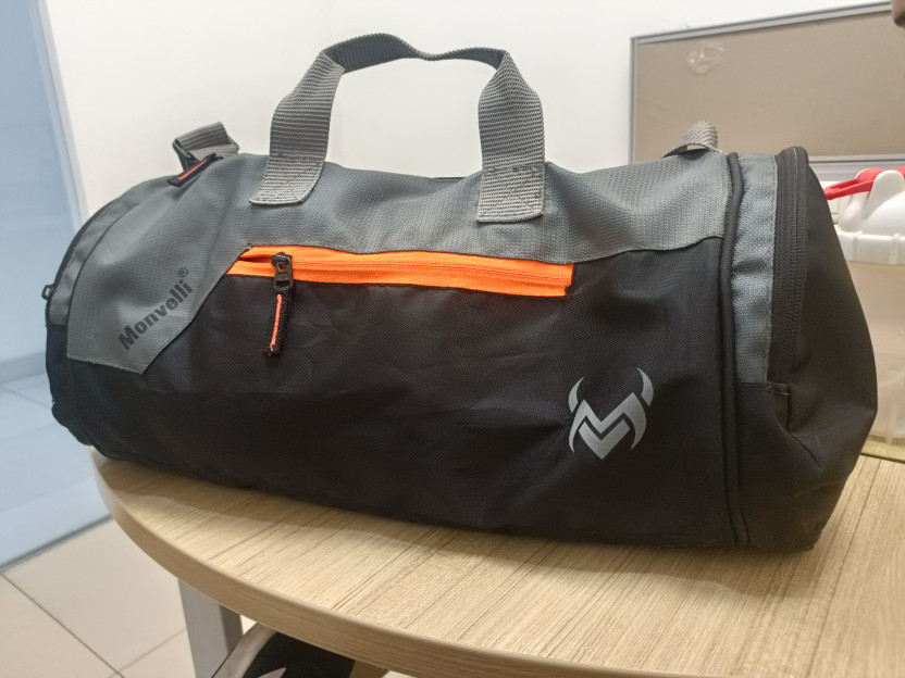 MONVELLI GYM BAG (Black, Kit Bag) - Image 8