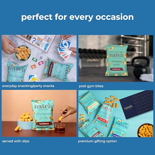 Natch Chickpea Protein Puffs, Healthy